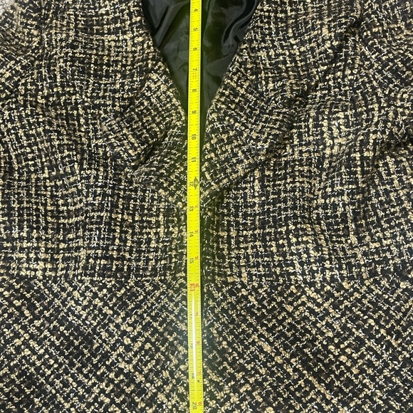 Vintage Rafaella Tweed Jacket Boucle Blazer Wool Blend Ruffle Collar EUC Y2K - Picture 8 of 8